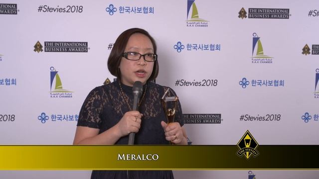 Meralco Wins A Stevie® Award In The 2018 International Business Awards