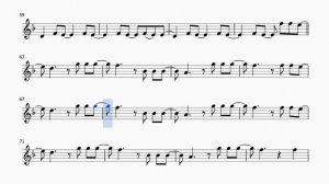 Smells Like Teen Spirit by Nirvana. Minus for alto sax