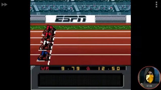 ESPN Track & Field 100 mts. - GBC Emu 10.11s смотреть онлайн