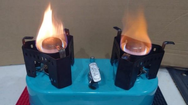 ホエーブス魔改造コピー!? ロシア製2バーナー シュメル3 SHMEL 作動良好
