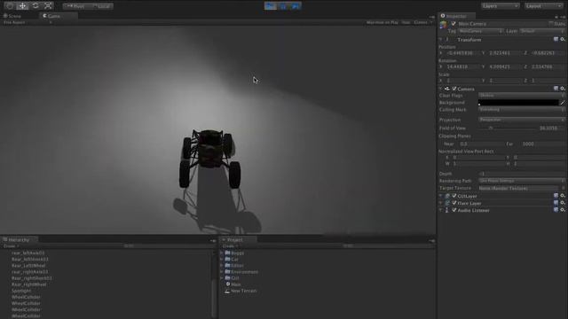 Unity 3D car control test 2 смотреть онлайн