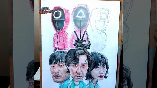 Squid Game Timelapse Art Short смотреть онлайн