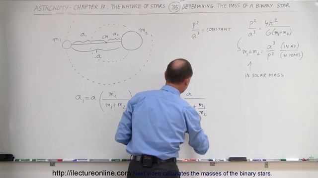 Astronomy - Ch. 17: The Nature of Stars (35 of 37) Determining the Mass of of a Binary Star смотреть онлайн
