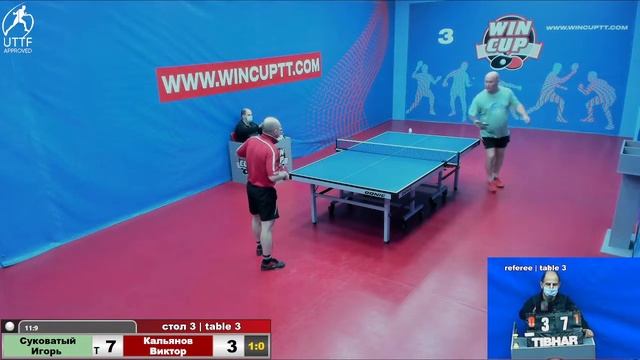 Суковатый Игорь 3-0 Кальянов Виктор Турнир Восток 5 WINCUP 06.11.21 Прямая Трансляция Зал 3 смотреть онлайн