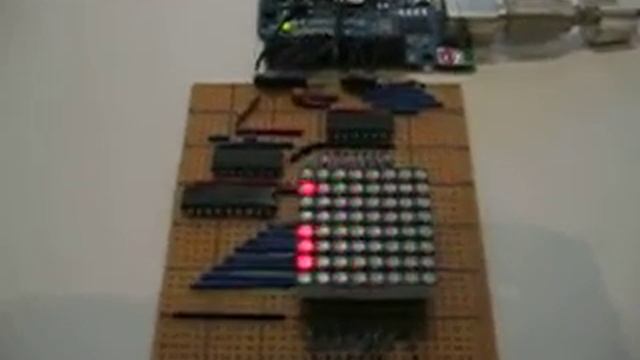 Dual 8x8 LED Matrix v0.1 смотреть онлайн