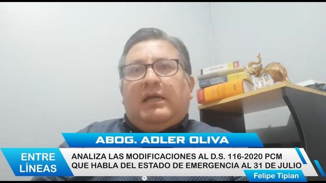 HOY EN "ENTRE LINEAS" EL ABOG. ADLER OLIVA смотреть онлайн