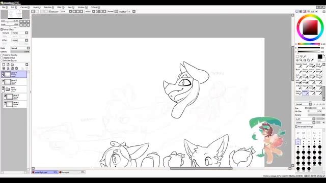 Water Fight Chimereon Prompt | Speed Drawing смотреть онлайн