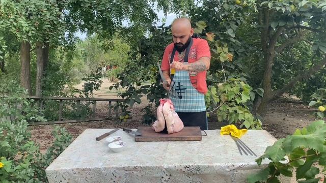 LAMB COOKED IN A TANDOOR! RECIPE FOR BUGLAMA FROM LAMB MEAT смотреть онлайн