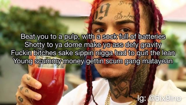 6ix9ine   “Yokai“ LYRICS