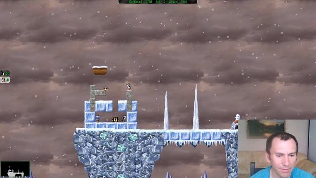 #005 — Прохождение игры «Pingus». Tutorial Island. Dig, Bash And Other Problems