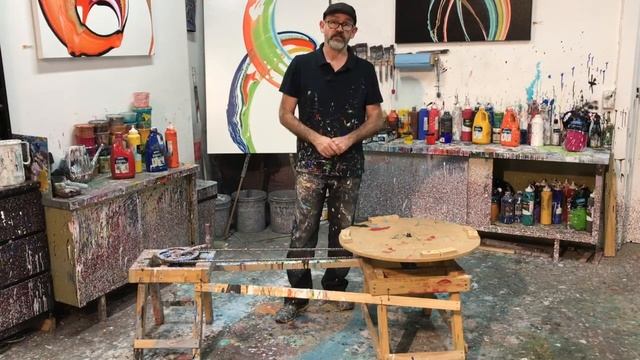 Spiral Spin Art Lesson Put Some Colour in Your Life Feature Artist Glenn Farquhar смотреть онлайн
