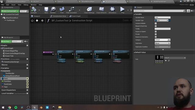 Render Text with Custom Font in UE4/UE5 смотреть онлайн