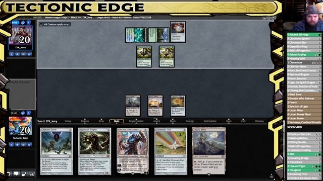 Mono Green Tron VS Amulet Titan｜Rematch!!! ｜MTGO Modern League Match смотреть онлайн