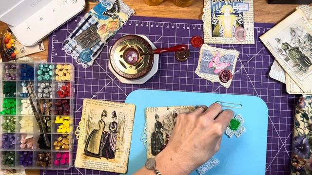 USING WAX SEALS ON READY MADE EPHEMERA @globleland смотреть онлайн