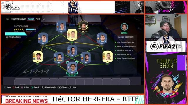FIFA 21 - 84 RATED HECTOR HERRERA RTTF SBC CHEAPEST SOLUTION / MINI PLAYER REVIEW #FIFA21 #RTTF #SB смотреть онлайн