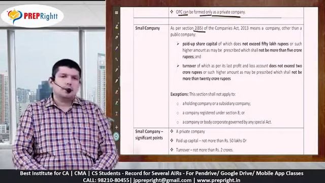 Small Company - The Companies Act,2013 смотреть онлайн