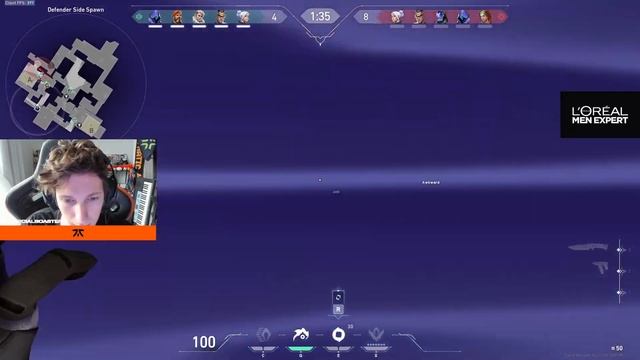 FNATIC BOASTER OMEN VALORANT RANKED GAMEPLAY [Full Match VOD] смотреть онлайн