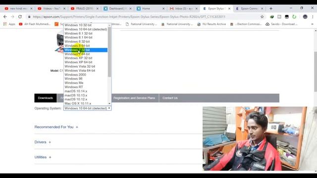 How to epson l805 software instal and id card print setup смотреть онлайн