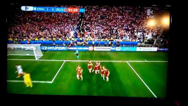 Glushakov Goal - England v Russia - Euro 2016 смотреть онлайн