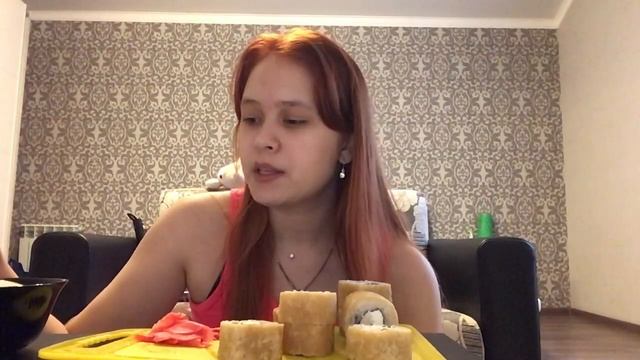 Мукбанг/ горячие роллы/ отвечаю на вопросы/ Mukbang / не АСМР/no ASMR смотреть онлайн