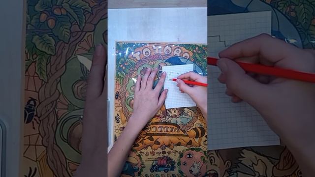 Рисунок по клеточкам гриб 🍄 из Марио #mario