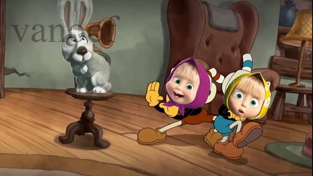 The Cuphead Show no fighting meme (Masha vs Bear) смотреть онлайн