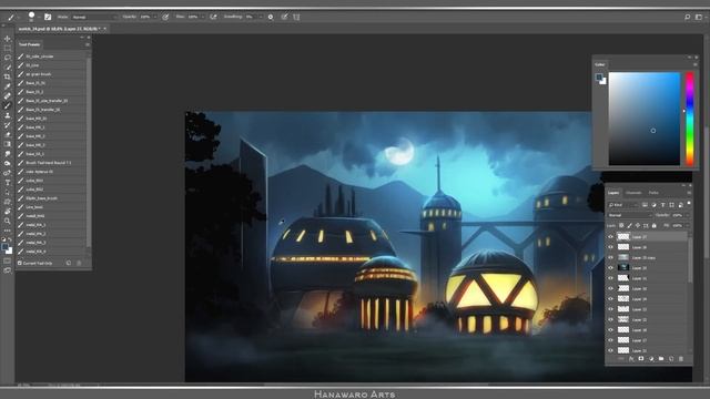 Атмосферный скетч 01 - speed paint смотреть онлайн