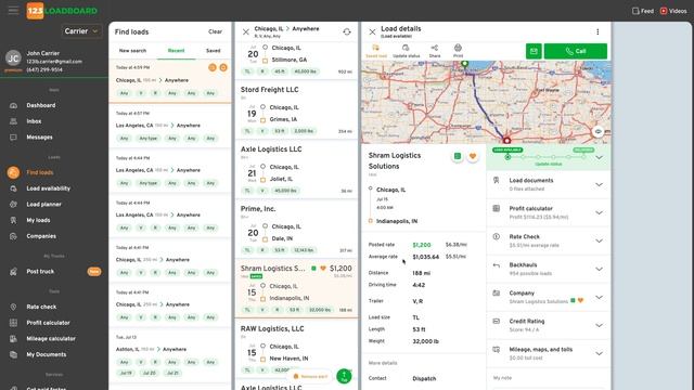 HOW TO FIND LOADS ON 123LOADBOARD: Step-by-step to find truck loads and freight for owner-operators смотреть онлайн
