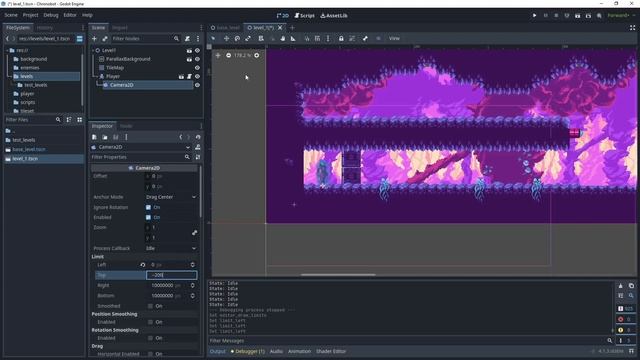 Camera Movement Boundary using Camera Limits - Godot 4 Tutorial - Pt 11 - 2D Platform Game смотреть онлайн