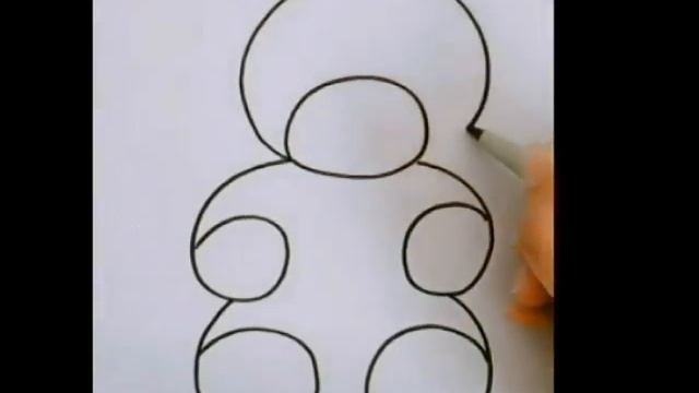 Рисуем животных самыми простыми способами. Котика, собачку, медвежонка, зайчика, лисенка и слоника. смотреть онлайн