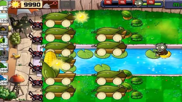 PvZ - Mini Games cob Cannon challenge Strong and Fast Cannon смотреть онлайн