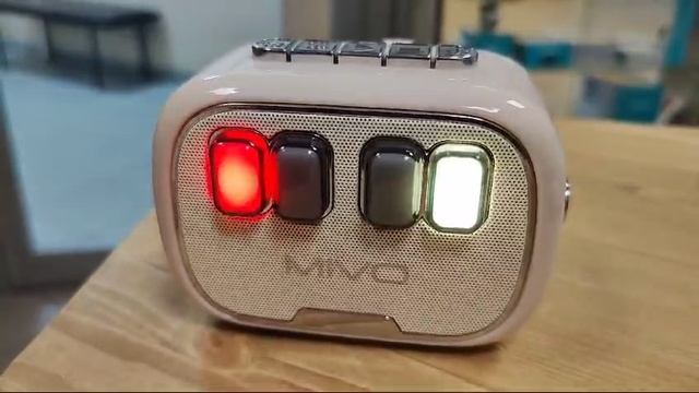 Портативная караоке колонка с микрофоном Mivo M71 RGB смотреть онлайн