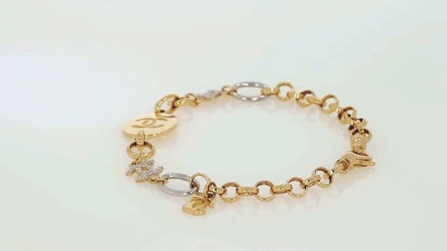 Золотой браслет женский, арт. 322955жП1 смотреть онлайн