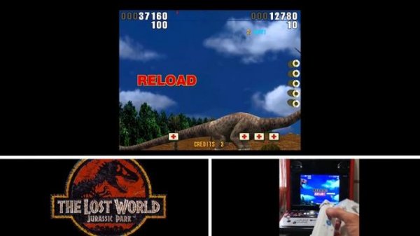 The Lost World (Sega Model 3), Tutorial : 2 wiimotes 2 dolphin bars