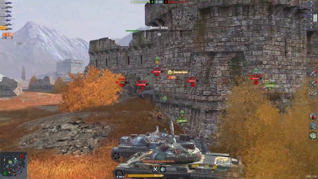 Tanks Blitz бой прикол в нутри смотреть онлайн