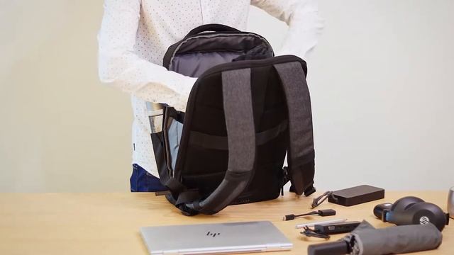 Sac à dos HP Renew Travel 15,6 pouces | Poches, compartiments et caractéristiques | HP Support смотреть онлайн