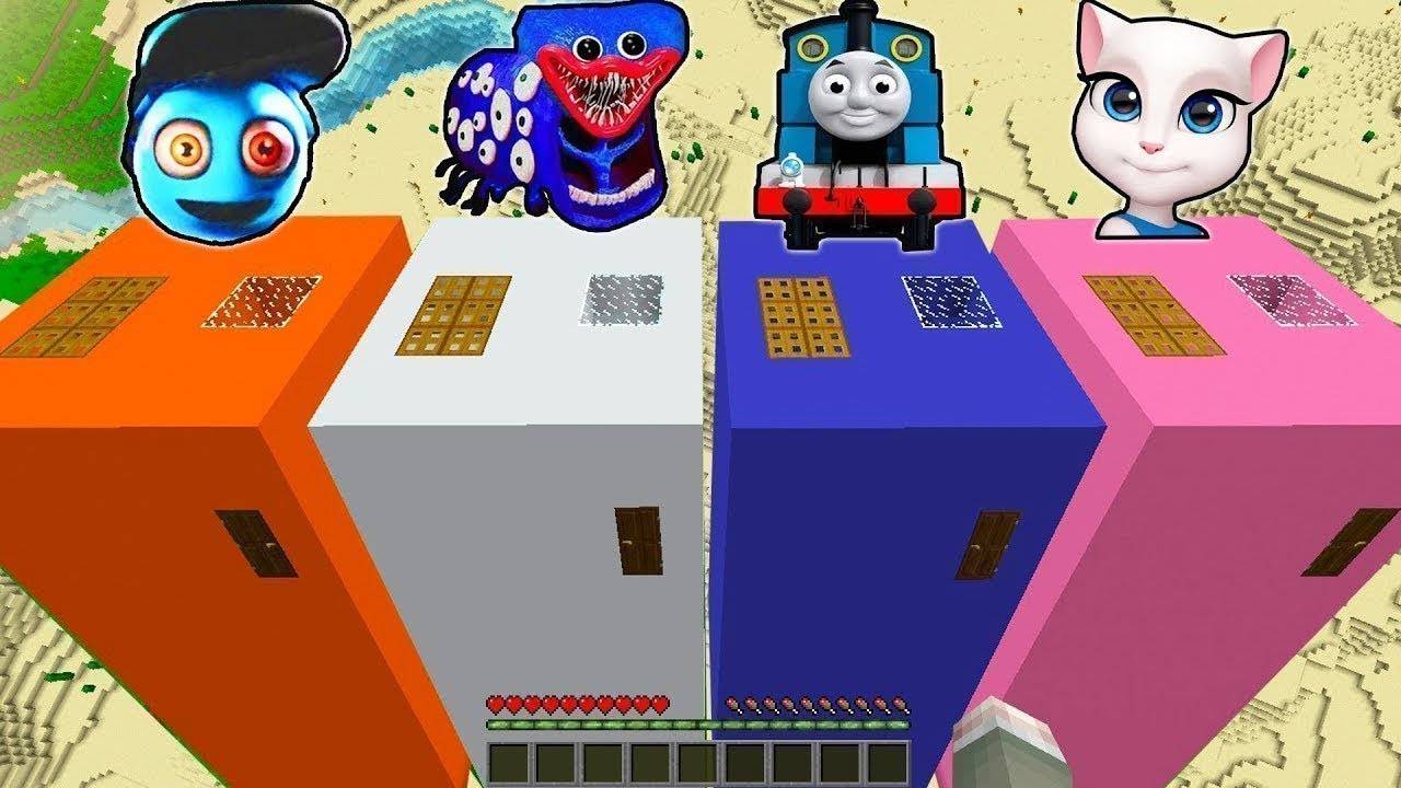 ВЫБЕРИ САМЫЙ ДЛИННЫЙ ДОМ ПАПА ДЛИННЫЕ НОГИ ХАГГИ ВАГГИ ГОВОРЯЩАЯ АНЖЕЛА ТОМАС В МАЙНКРАФТ смотреть онлайн