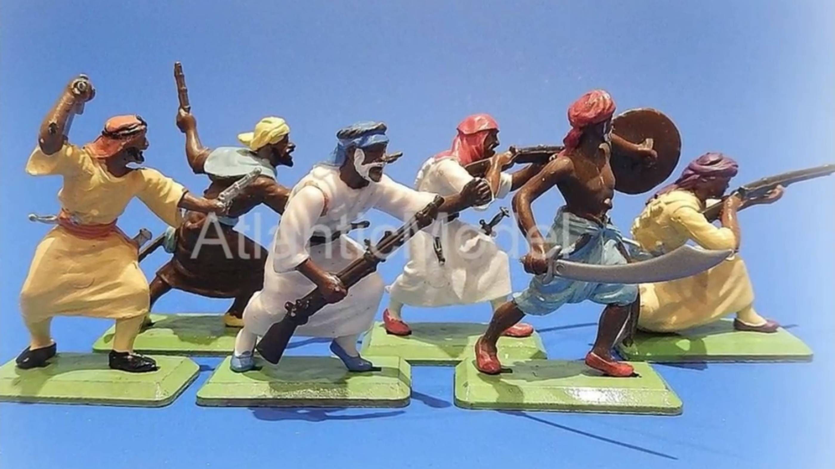 солдатики Britains Арабы Пешие войны 6 фигур 6 поз смотреть онлайн