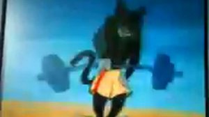 TOM Y JERRY-GATO MUSCULOSO