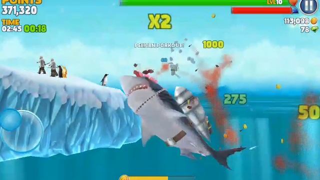 Hungry Shark Evolution - Megalodon Level 10 смотреть онлайн