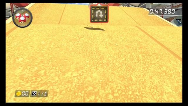 Mario Kart 8 DLC - Excitebike Arena Ramp Glitch смотреть онлайн