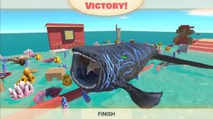 Aquatics Revolt Battle with Megalodon VS The Bloop - Animal Revolt Battle Simulator