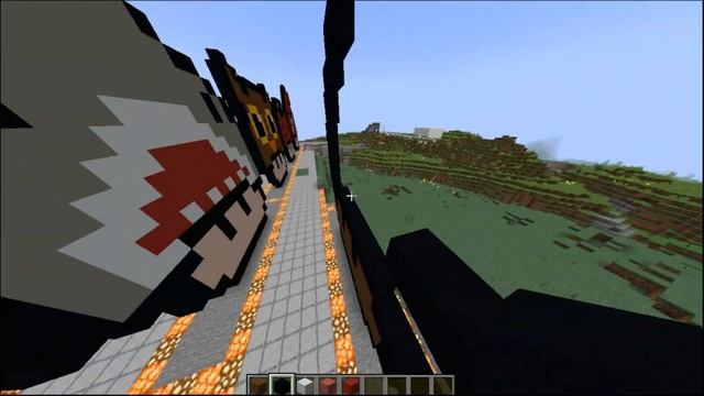 СТРОЮ КАРТИНУ СУПЕР ГРИБА ИЗ МАРИО В ВИДЕ КЕКСА В МАЙНКРАФТ