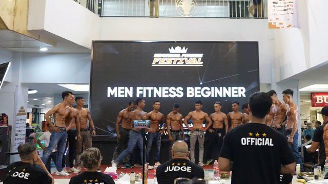 20240804 1350 Indonesia Fitness Festival; 01 Men's Fitness Physique Beginner, Top 20 смотреть онлайн