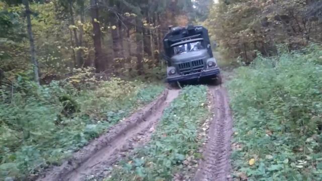 Зил бездорожье, едем с грибов! смотреть онлайн