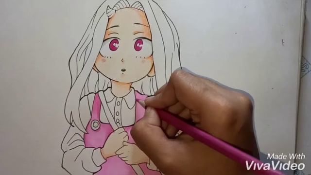 Eri|From my hero academia|Speed art смотреть онлайн