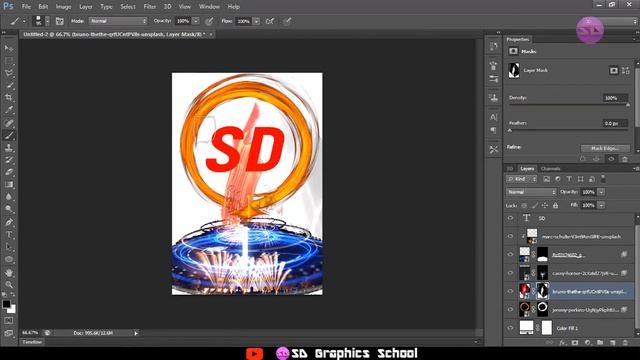 3D Text Design in Photoshop CS6 - 3D Photoshop Design Tutorial смотреть онлайн