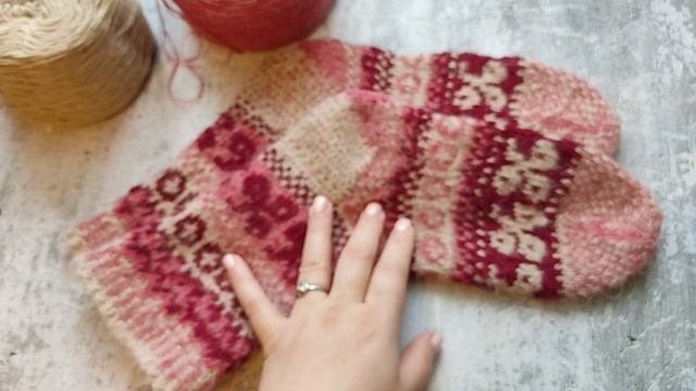 Ягодный жаккард "Клюква в сахаре". Рассказовская ангорка смотреть онлайн