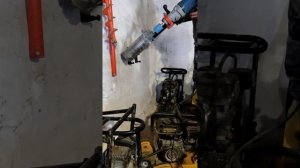 Наклонная стойка для дрели алмазного бурения