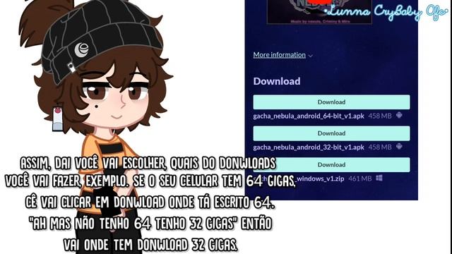 [Tutorial] Como baixar o Gacha Nebula + Dica que pare os bugs (50% de chance talvez funciona) смотреть онлайн
